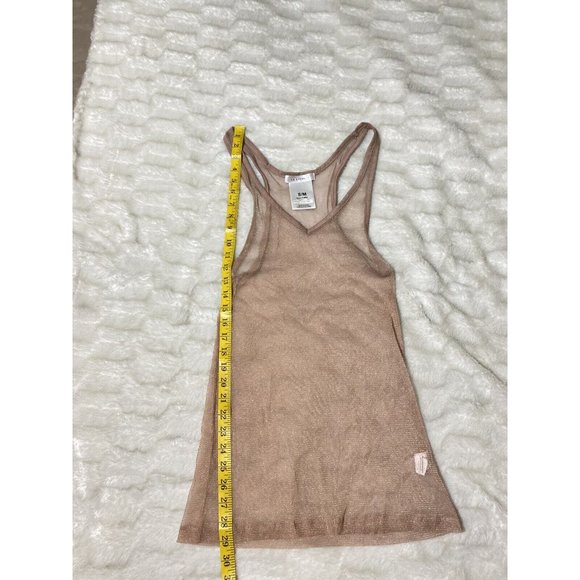 L.A. Express Womens Sheer Tank Top S Pink - Picture 4 of 10